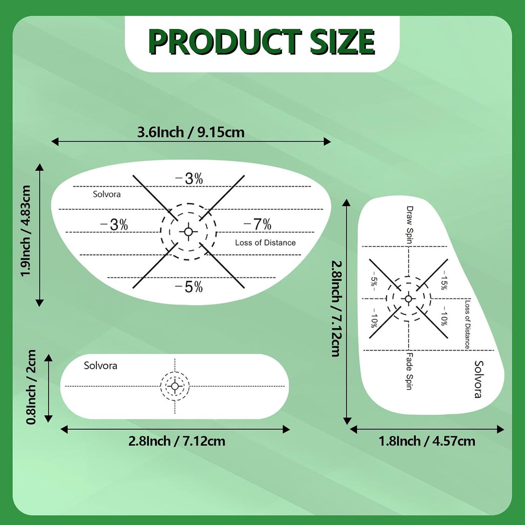 300 Pcs Golf Impact Tape for Woods Irons Putters