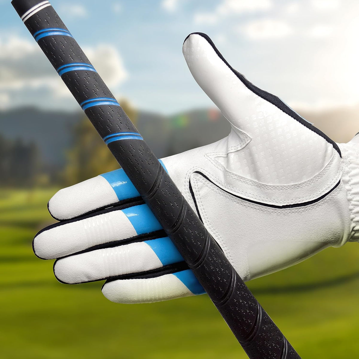 True Grip Training Golf Glove - Perfect Grip Every Swing, Includes Instructional Training Videos, Fix Your Slice and Improve Your Grip, Golf Gloves Men