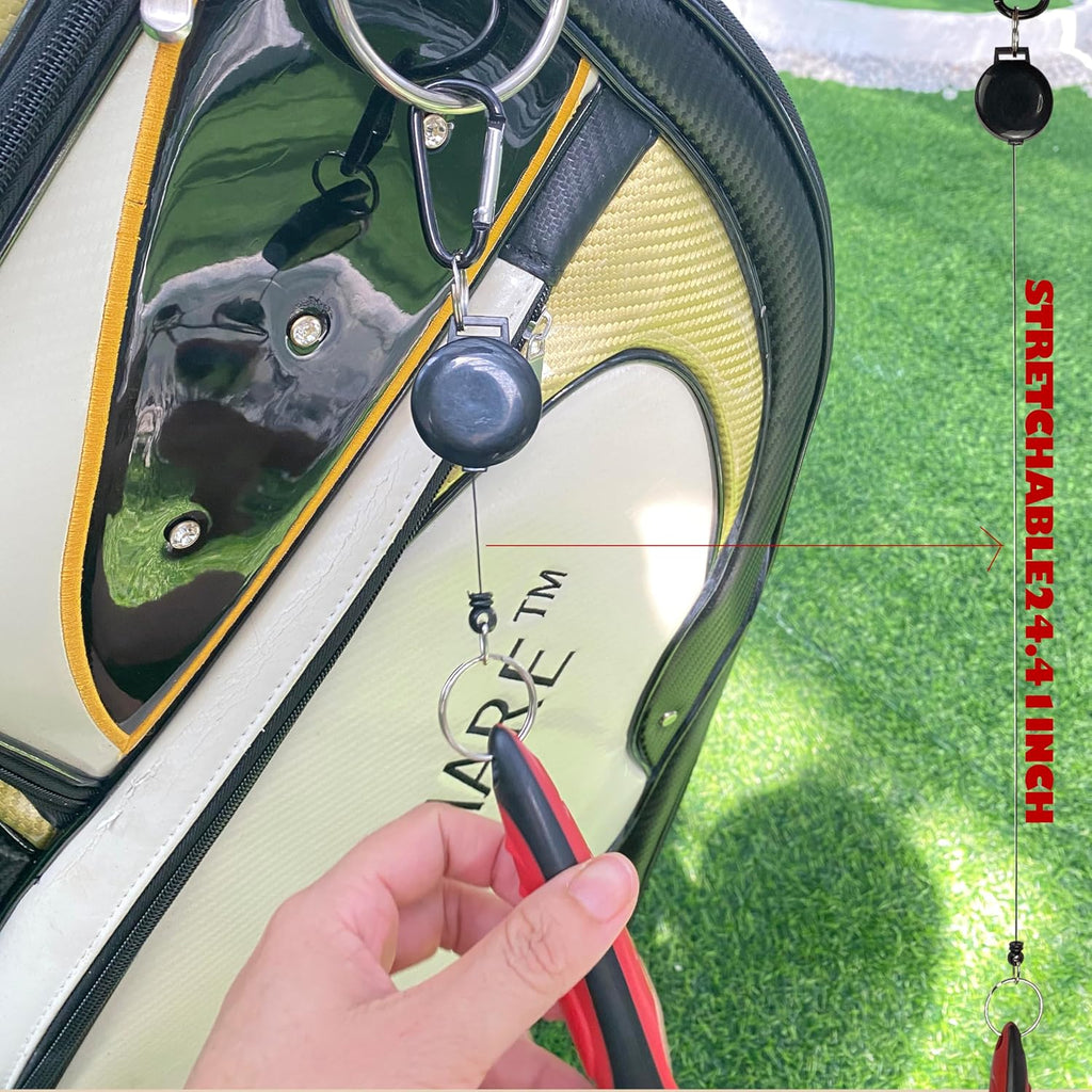 Golf Club Brush and Club Groove Cleaning Brush Nylon Steel Wire Double-Sided Golf Cleaning Brush, This Is a Must-Have Golf Accessory for Golf Enthusiasts (Black)