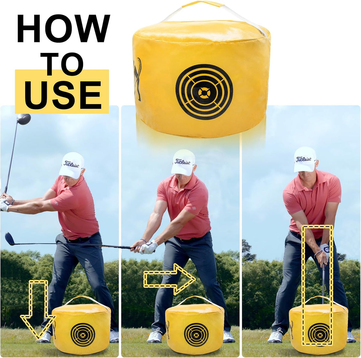 Golf Impact Bag Golf Swing Aids - Golf Swing Trainer Golf Gifts