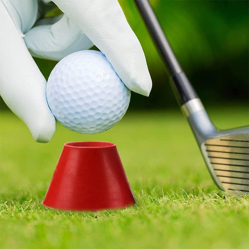 16 Pcs Rubber Winter Golf Tees Indoor Golf Tees 4 Different Heights Practice Golf Tee Holder for Winter Indoor Ground Golfing Practice,14 Mm 18 Mm 24 Mm 38 Mm