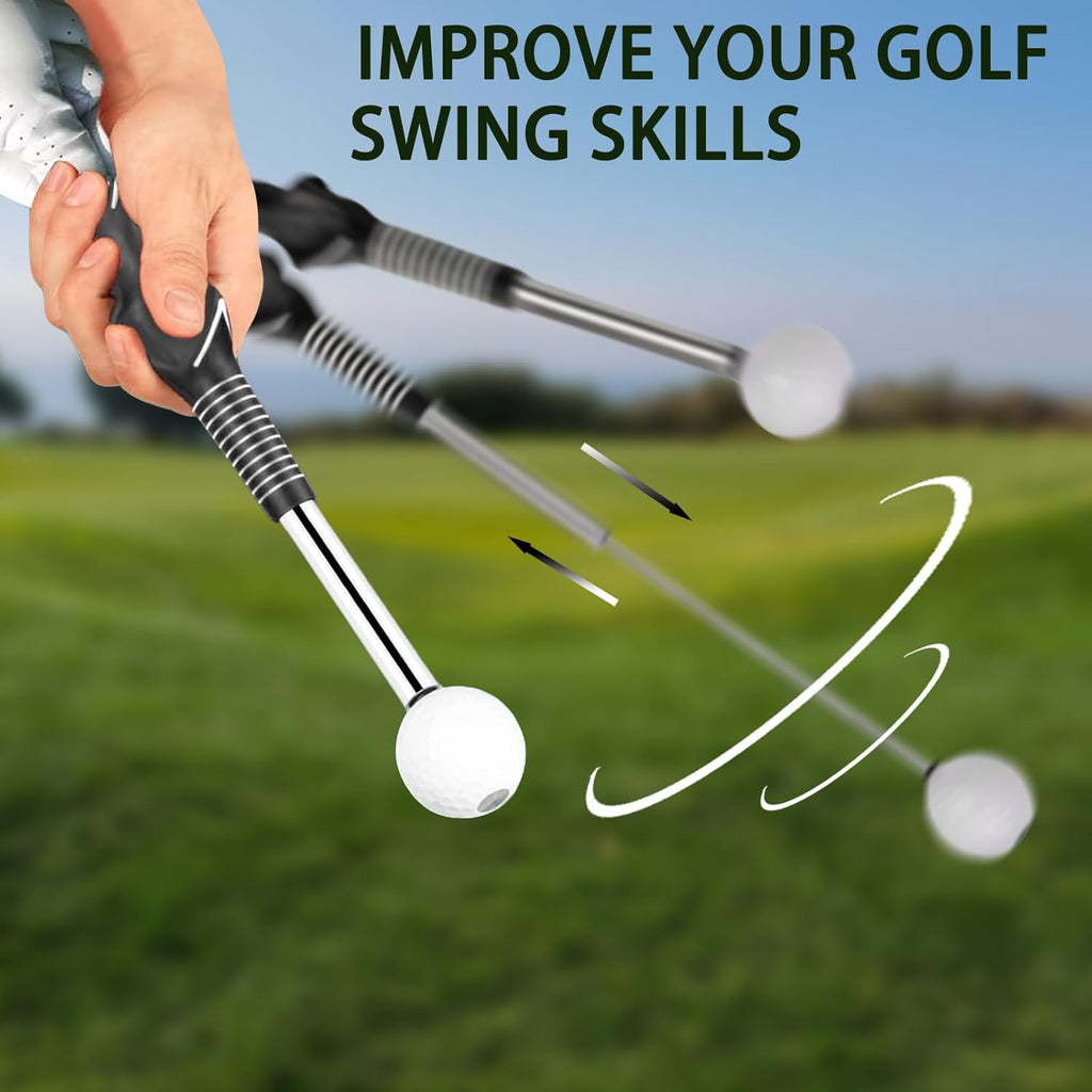 Retractable Golf Swing Trainer - Ideal Golf Swing Training Aid