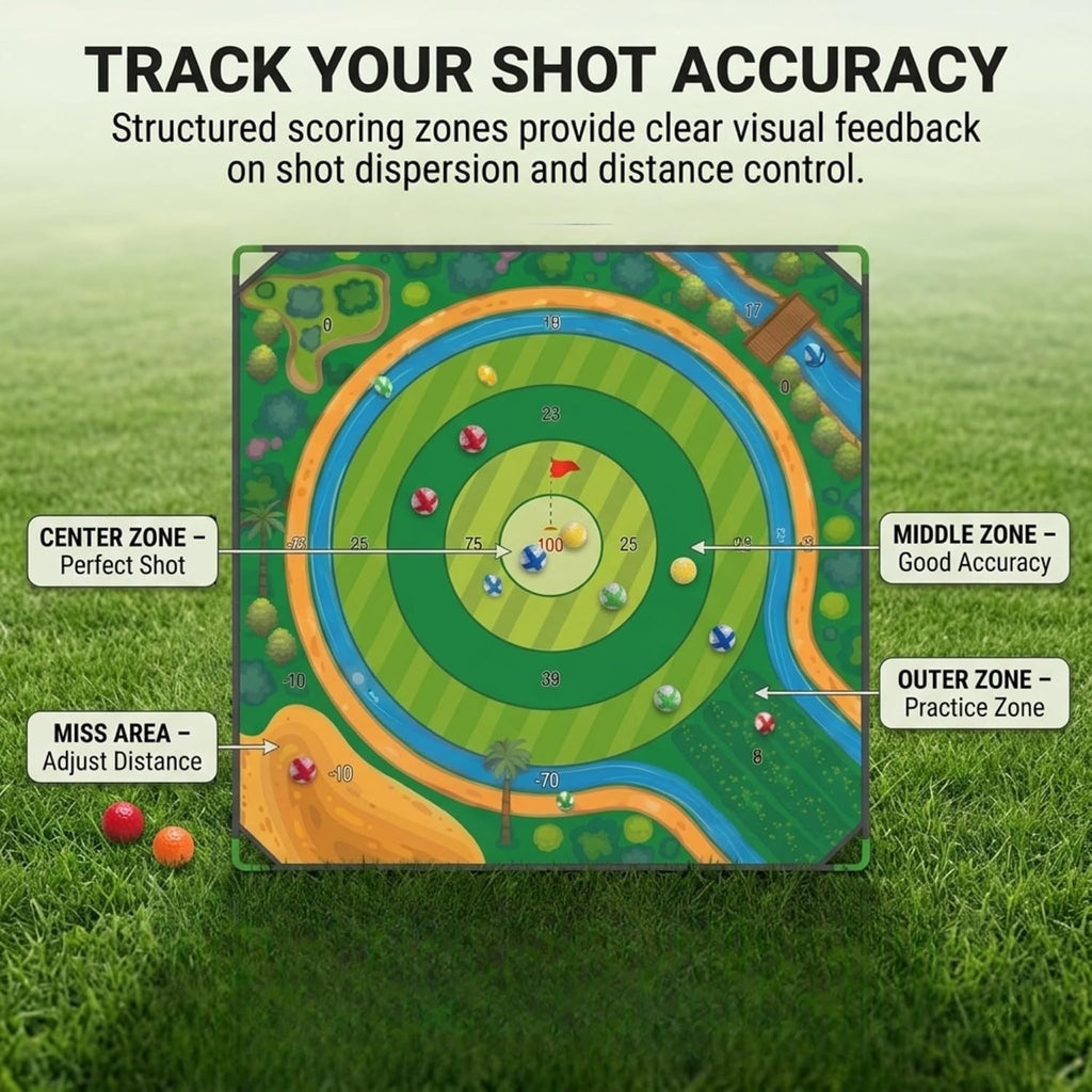 70X70 Inch Golf Chipping Game Battle Golf Extra Large Practice