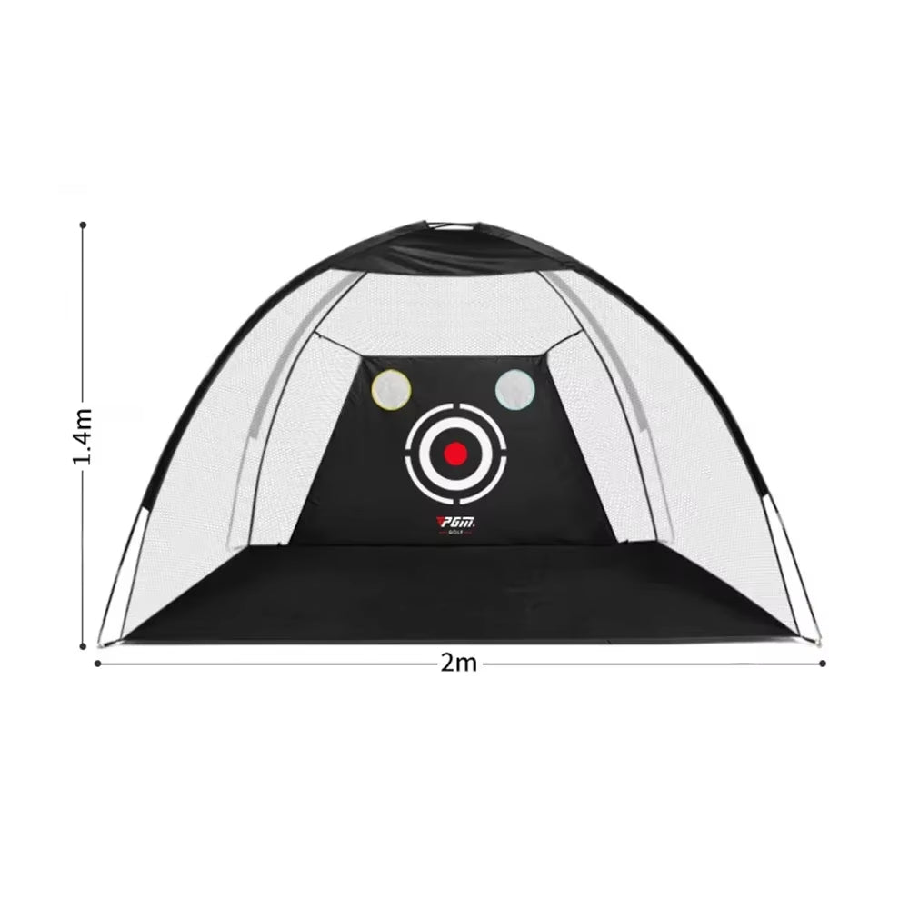 2M Indoor & Outdoor Golf Cutting Net, Golf Hitting Net, Target Cloth, Ideal Golf Training Equipment Golf Training Aids