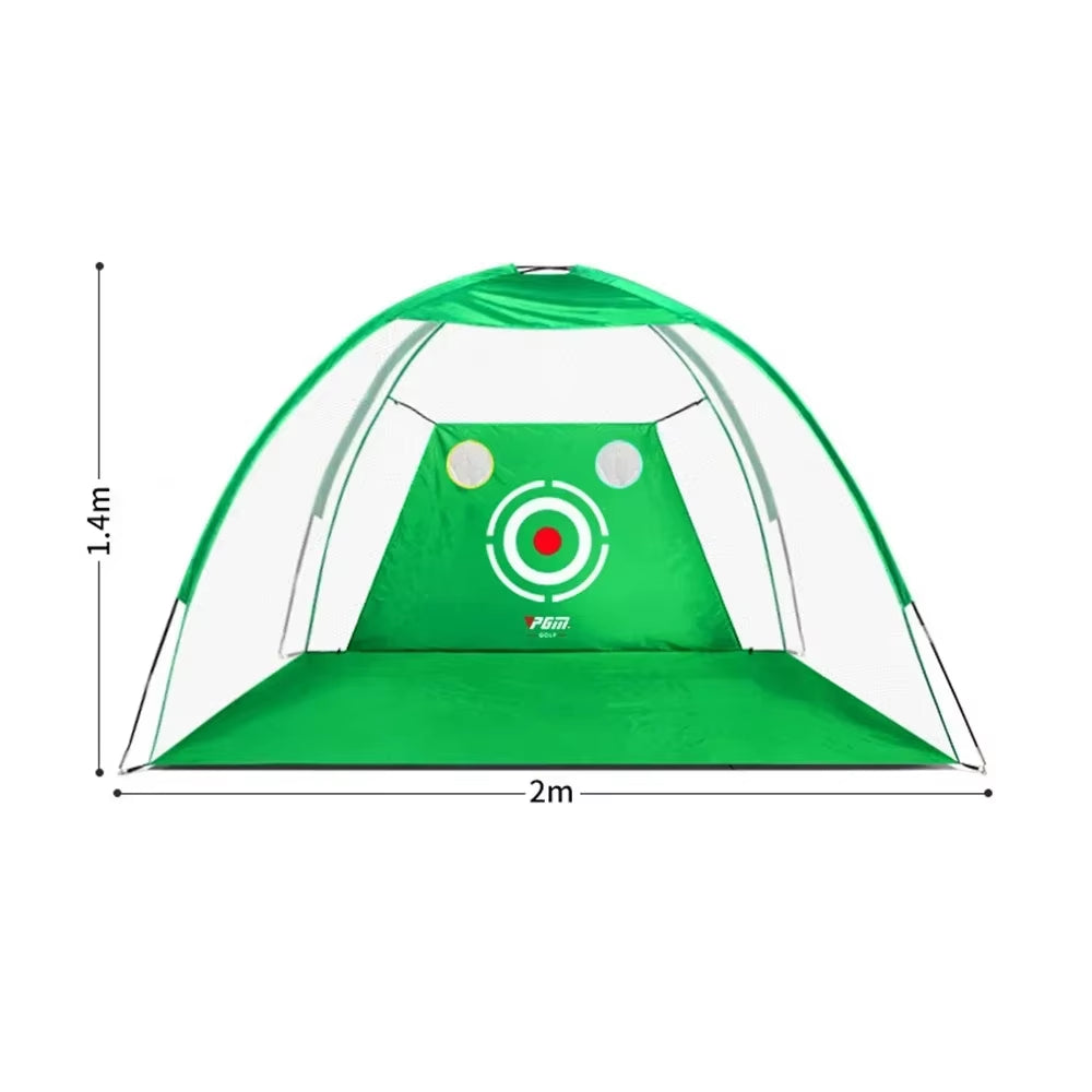 2M Indoor & Outdoor Golf Cutting Net, Golf Hitting Net, Target Cloth, Ideal Golf Training Equipment Golf Training Aids