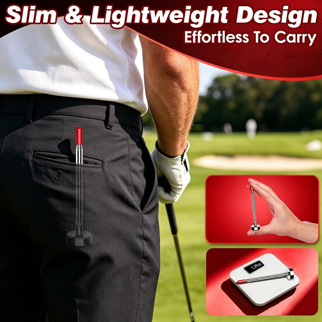 Golf Alignment Rods, Golf Alignment Stick Corrector Lie Angle Tool, Golf Swing Training Aids Aiming Stick - Golf Club Face Aim, Visualize and Align Your Golf Shot