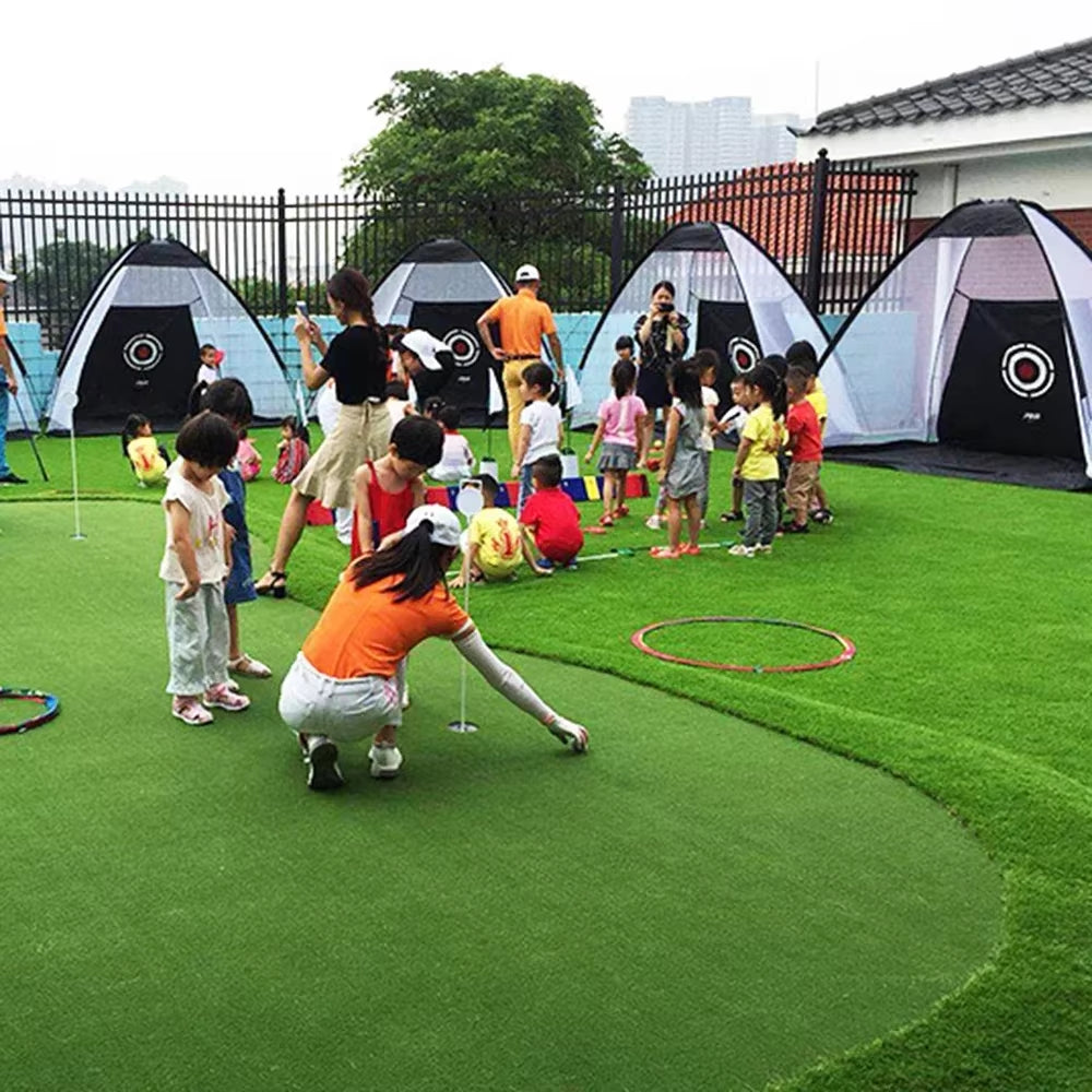 2M Indoor & Outdoor Golf Cutting Net, Golf Hitting Net, Target Cloth, Ideal Golf Training Equipment Golf Training Aids
