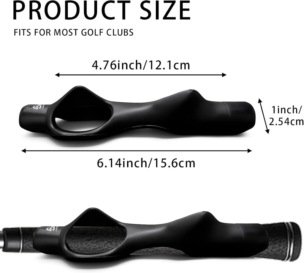 Golf Grip Trainer 2 Pack with Swing Correcting Arm Band, Golf Training Aid, Golf Grip Kit,Grip Trainer Golf Club to Help Train Correct Hand Position