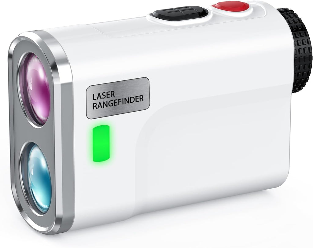 Golf Rangefinder with Slope, 760 Yards Laser Range Finder for Tournament Legal, 6X Magnification with Flag Pole Lock Vibration, for Golf Hunting, with Rechargeable Battery
