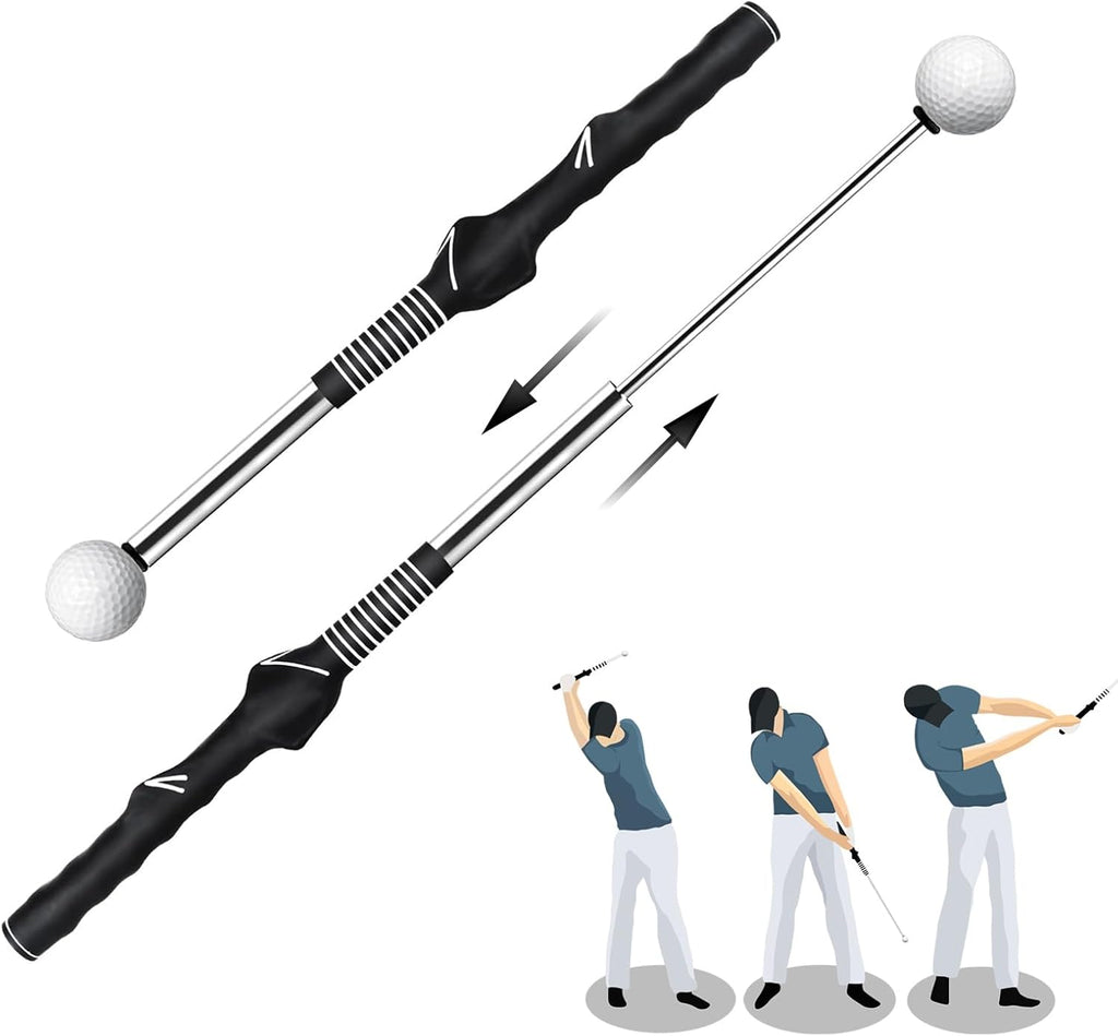 Retractable Golf Swing Trainer - Ideal Golf Swing Training Aid