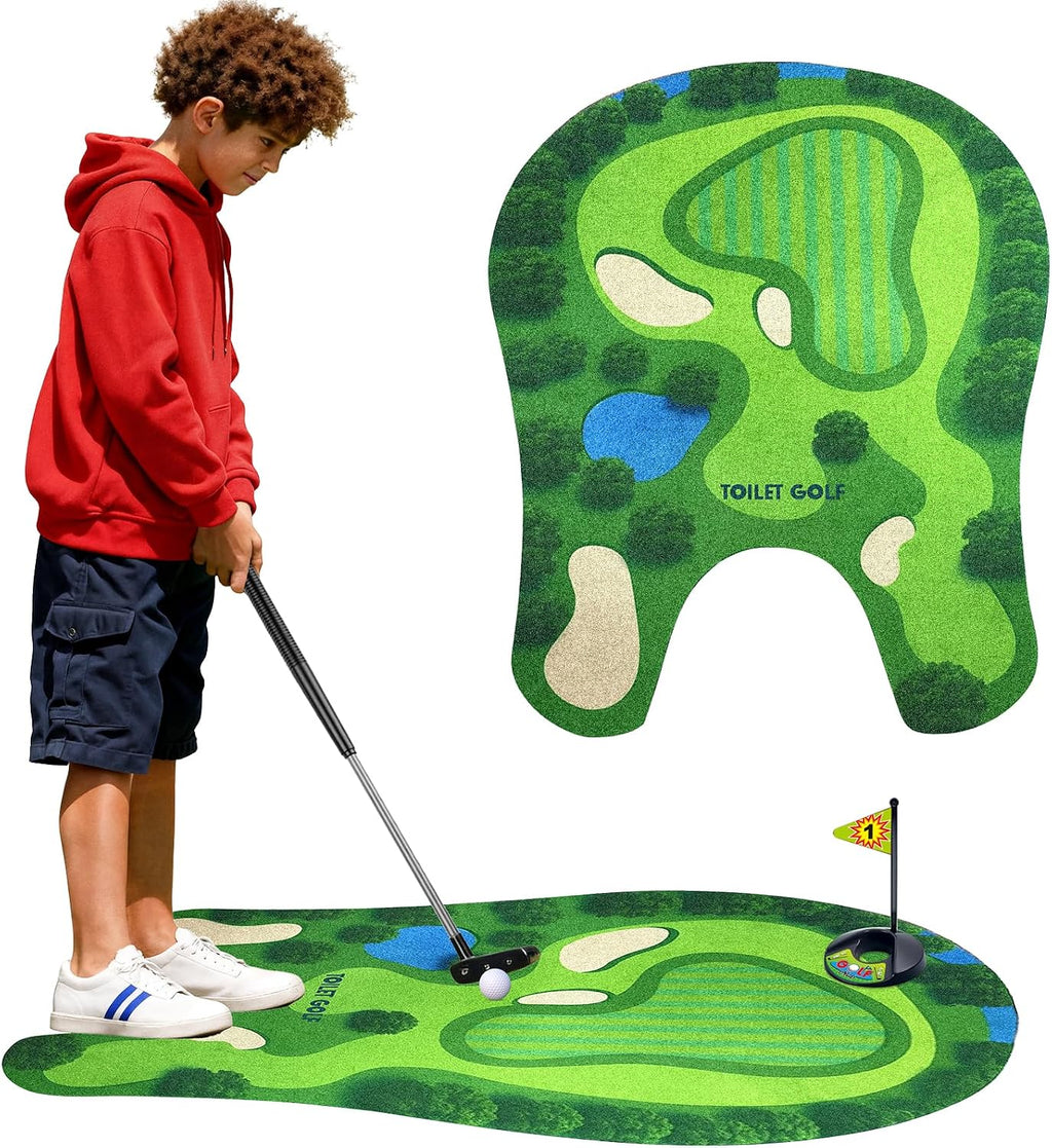 Toilet Golf, Gag Gifts for Men, White Elephant Gifts for Adults