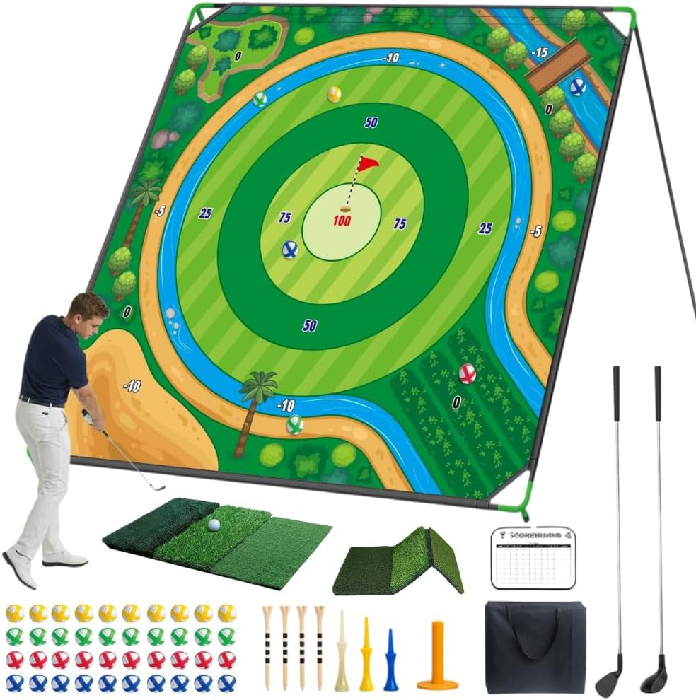 70X70 Inch Golf Chipping Game Battle Golf Extra Large Practice