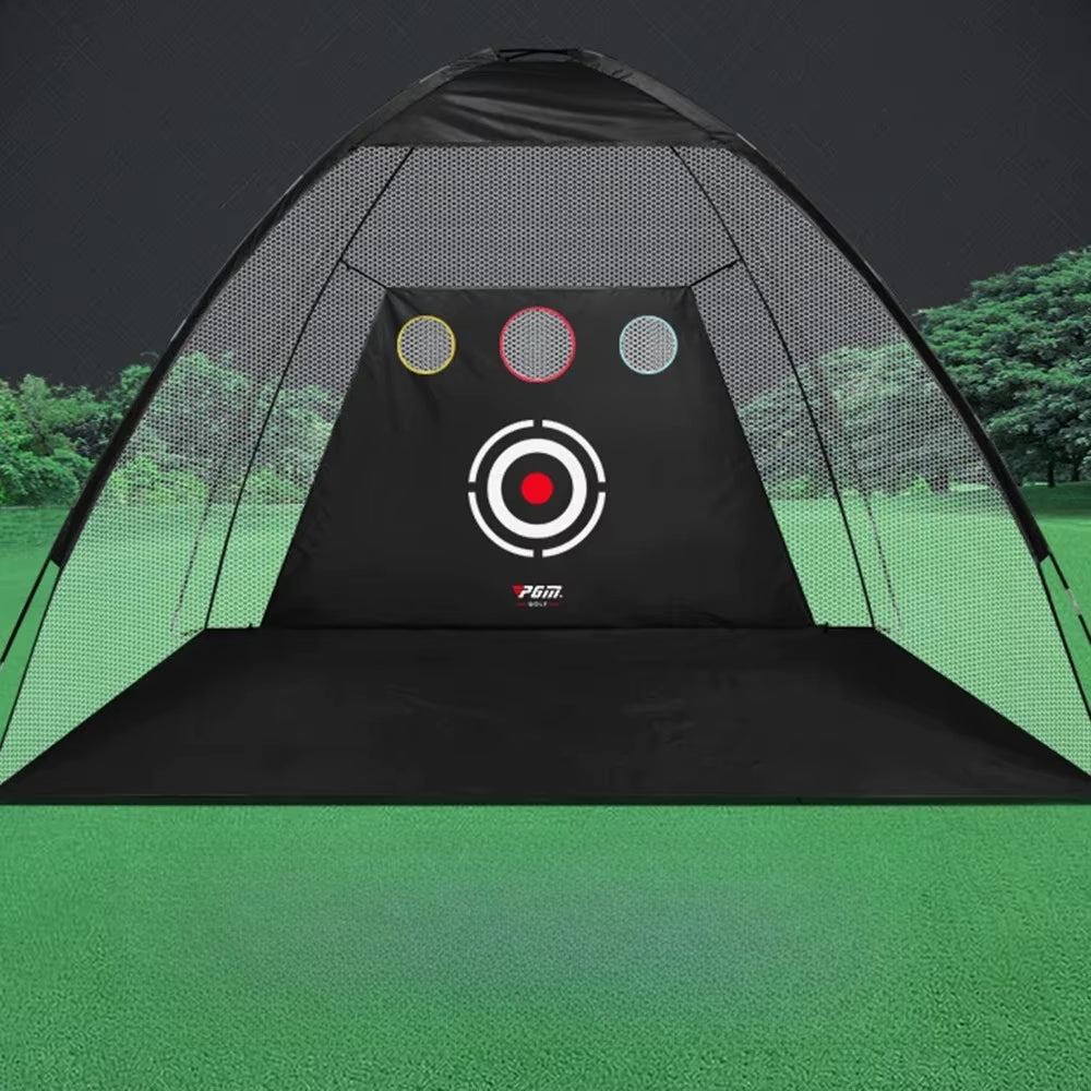 2M Indoor & Outdoor Golf Cutting Net, Golf Hitting Net, Target Cloth, Ideal Golf Training Equipment Golf Training Aids