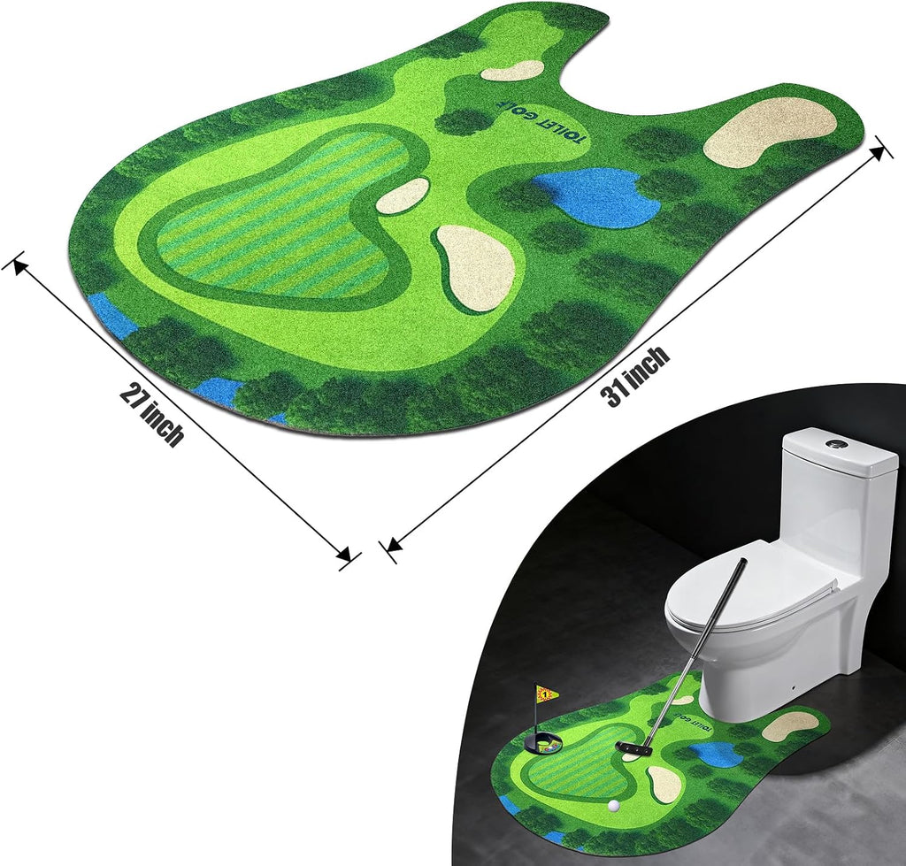 Toilet Golf, Gag Gifts for Men, White Elephant Gifts for Adults