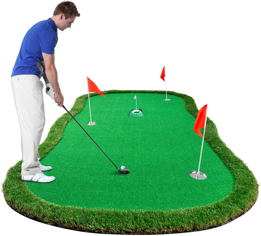 Indoor Putting Green,5X10Ft Thickening Large Golf Turf Putting Mat