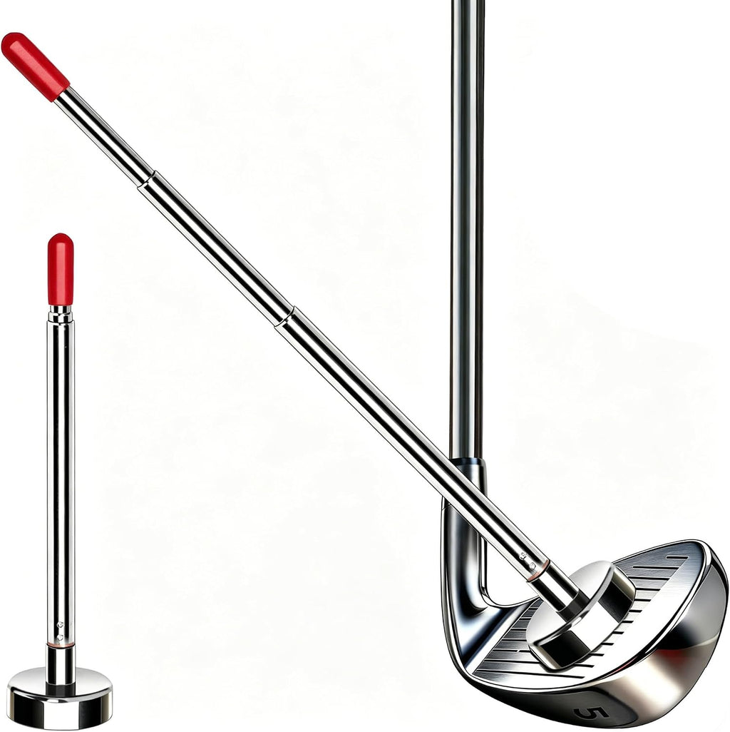 Golf Alignment Rods, Golf Alignment Stick Corrector Lie Angle Tool, Golf Swing Training Aids Aiming Stick - Golf Club Face Aim, Visualize and Align Your Golf Shot
